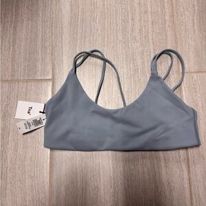 Aritzia Tna Slick freestyle Dune Blue Women's Blue Bralette Sz small